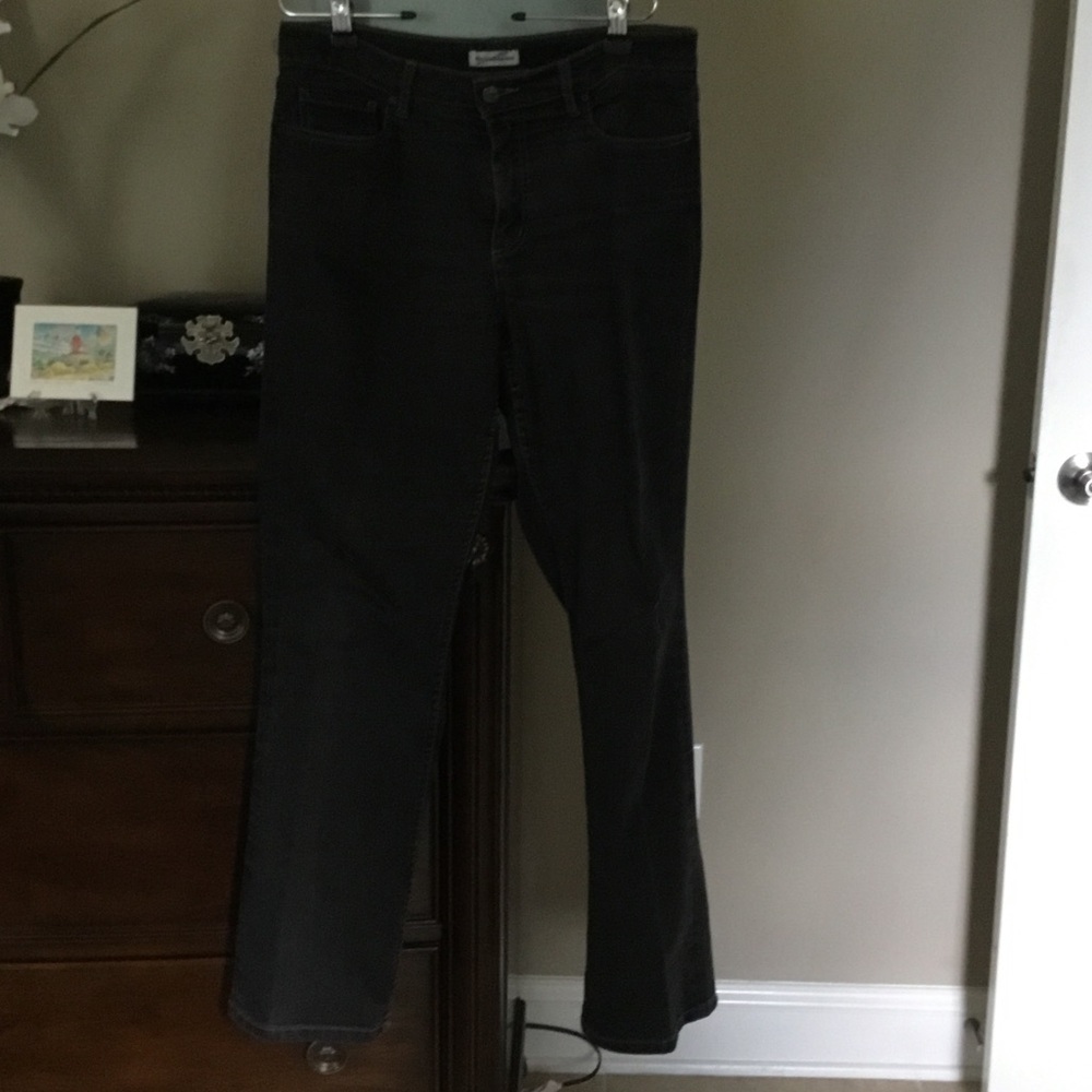 Coldwater Creek Women's Black Boot Cut Jeans